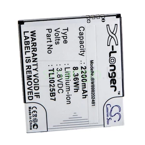 VHBW Telefon akkumulátor akku Alcatel TLI025B7 - 2200mAh, 3.8V, Li-ion