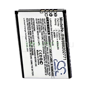 VHBW Telefon akkumulátor akku Alcatel TLi004FA - 400mAh, 3.7V, Li-ion