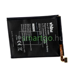 VHBW Telefon akkumulátor akku C2400007C2, CAC2400011C1, TLP024C1 - 2400mAh, 3.85V, Li-polymer