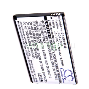 Senior VHBW Telefon akkumulátor akku Doro BDA-2000A - 1700mAh, 3.7V, Li-ion