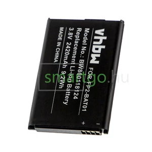 VHBW Telefon akkumulátor akku Fairphone FP2-BAT01 - 2420mAh, 3.8V, Li-ion