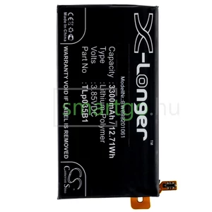 VHBW Telefon akkumulátor akku BlackBerry TLp035B1 - 3300mAh, 3.85V, Li-polymer