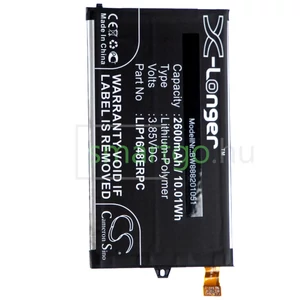 VHBW Telefon akkumulátor akku Sony LIP1648ERPC - 2600mAh, 2.85V, Li-polymer