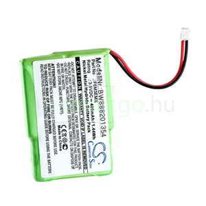 Vezetékes Telefon akkumulátor akku Agfeo F6M3EMX, McNairF6M3EMX, Vodafone - 400mAh, 3.6V, NiMH