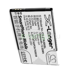 VHBW Telefon akkumulátor akku ZTE Li3714T42P3h765039 - 1500mAh, 3.7V, Li-ion