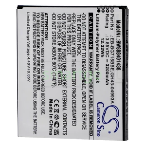 VHBW Telefon akkumulátor akku Samsung EB-BG715BBE, GH43-04993A - 3200mAh, 3.85V, Li-polymer