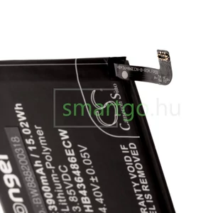 VHBW Telefon akkumulátor akku Huawei HB436486ECW - 3900mAh, 3.85V, Li-polymer
