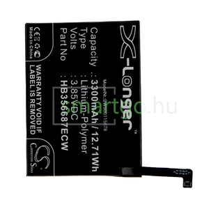 VHBW Telefon akkumulátor akku Huawei HB356687ECW - 3300mAh, 3.85V, Li-polymer