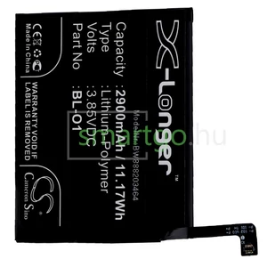VHBW Telefon akkumulátor akku LG BL-O1, EAC64559001, EAC64619301 - 2900mAh, 3.85V, Li-polymer