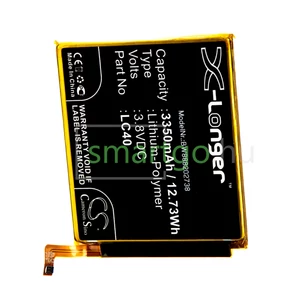 VHBW Telefon akkumulátor akku Motorola LC40 - 3350mAh, 3.8V, Li-polymer