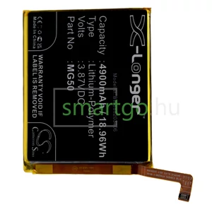VHBW Telefon akkumulátor akku Motorola MG50 - 4900mAh, 3.87V, Li-polymer