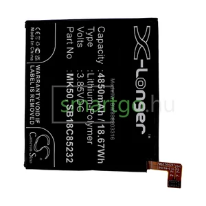 VHBW Telefon akkumulátor akku Motorola MK50, SB18C85232 - 4850mAh, 3.85V, Li-polymer