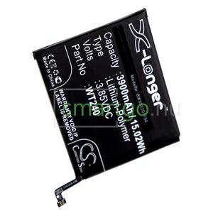 VHBW Telefon akkumulátor akku Nokia WT240 - 3900mAh, 3.85V, Li-polymer