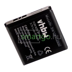 VHBW Telefon akkumulátor akku Nokia BP-6M - 900mAh, 3.7V, Li-ion