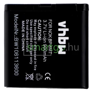 VHBW Telefon akkumulátor akku Nokia BP-6MT, BL-6MT - 900mAh, 3.7V, Li-ion