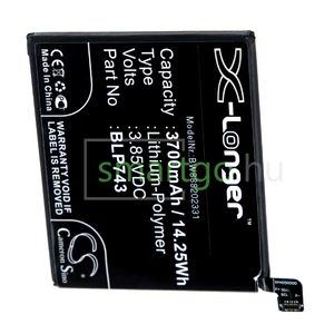 VHBW Telefon akkumulátor akku Oneplus BLP743 - 3700mAh, 3.85V, Li-polymer