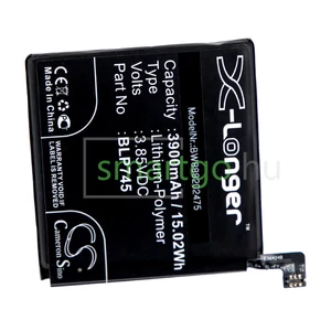 VHBW Telefon akkumulátor akku OnePlus BLP745 - 3900mAh, 3.85V, Li-polymer