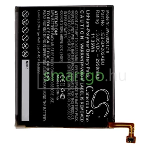 VHBW Telefon akkumulátor akku Samsung EB-BA202ABU, GH82-20188A - 2950mAh, 3.85V, Li-polymer