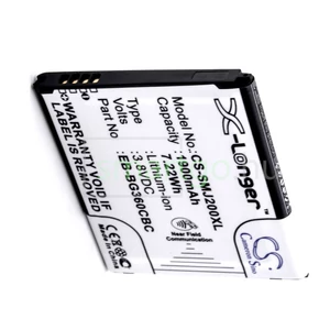 VHBW Telefon akkumulátor akku Samsung EB-BG360BBE - 1900mAh, 3.8V, Li-ion, NFC