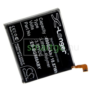 VHBW Telefon akkumulátor akku Samsung EB-BG988ABY - 4900mAh, 3.85V, Li-polymer