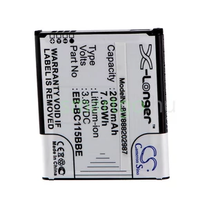 VHBW Telefon akkumulátor akku Samsung EB-BC115BBC, EB-BC115BBE - 2000mAh, 3.8V, Li-ion