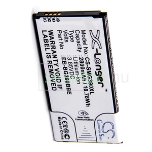 VHBW Telefon akkumulátor akku Samsung EB-BG390BBE - 2800mAh, 3.8V, Li-polymer, NFC