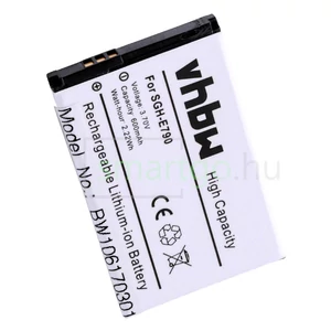 VHBW Telefon akkumulátor akku Samsung AB403450BA, AB403450BC - 600mAh, 3.7V, Li-ion