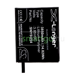 VHBW Telefon akkumulátor akku Sony SNYSU54 - 3850mAh, 3.85V, Li-polymer
