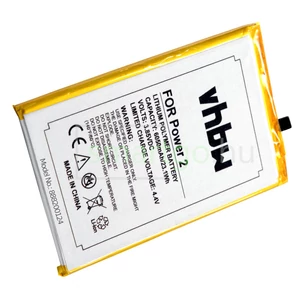 VHBW Telefon akkumulátor akku Ulefone Power 2 - 6050mAh, 3.85V, Li-polymer