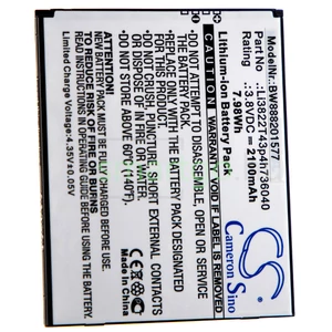 VHBW Telefon akkumulátor akku Vodafone / ZTE Li3822T43p4h736040 - 2100mAh, 3.8V, Li-ion