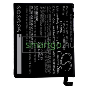 VHBW Telefon akkumulátor akku Wiko 356477, TLP17J21 - 3000mAh, 3.85V, Li-polymer