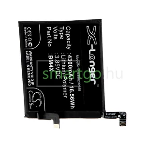 VHBW Telefon akkumulátor akku Xiaomi BM4X - 4300mAh, 3.85V, Li-polymer