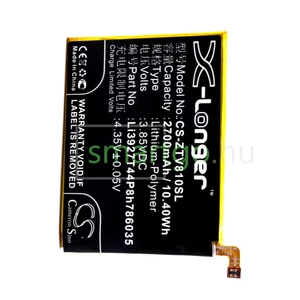 VHBW Telefon akkumulátor akku ZTE Li3927T44P8h786035 - 2700mAh, 3.85V, Li-polymer