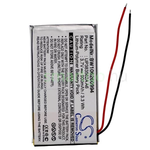 VHBW Telefon akkumulátor akku Palm IA1XA27F1, UP383562A A6 - 850mAh, 3.7V, Li-polymer