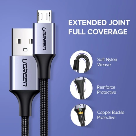 USB-Mikro USB-kábel UGREEN QC 3.0 2