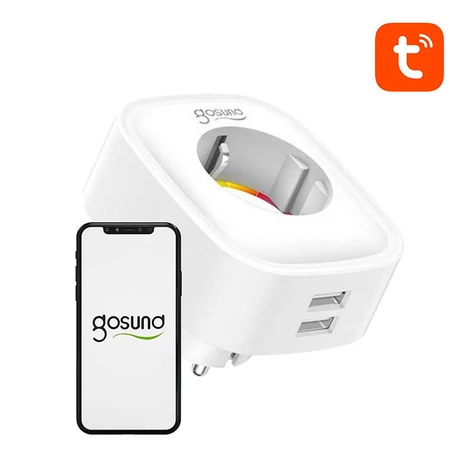 Gosund SP112 2xUSB intelligens WiFi aljzat