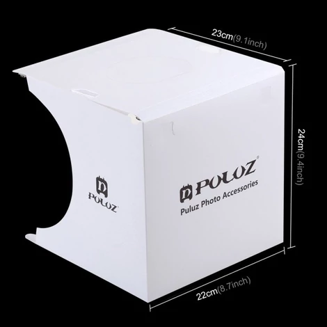 Fénysátor Puluz 20cm  LED 1100 lumen + árnyékoló