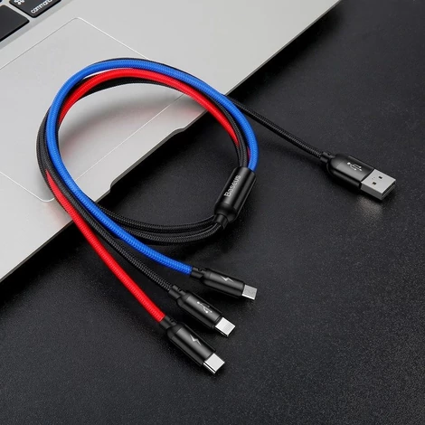 2 m-es USB-kábel (fekete)