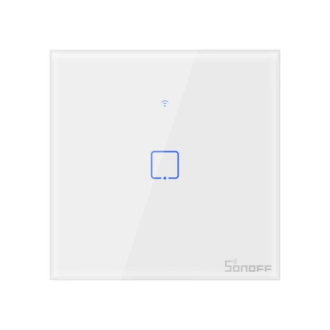 Sonoff Érintőképernyős kapcsoló WiFi + RF 433 T1 EU TX (1 csatornás)