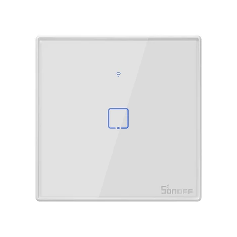 Sonoff Érintőképernyős kapcsoló WiFi + RF 433 T2 EU TX (1 csatornás)
