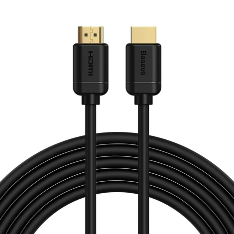 Baseus HDMI 2.0 kábel, 4K 30Hz, 3D, HDR, 18Gbps, 5m (fekete)