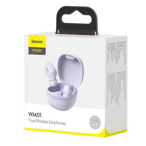 Baseus Encok WM01 TWS fülhallgató (lila)