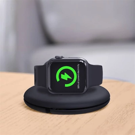 AppleWatch szervező/töltő tartó (fekete)