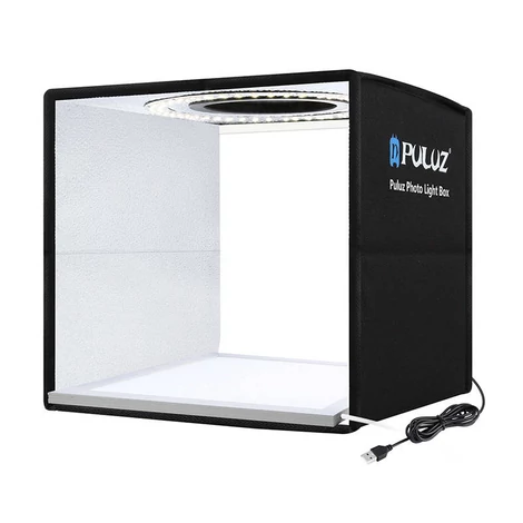 Fénysátor Puluz PKT3101B 25cm + LED szőnyeg
