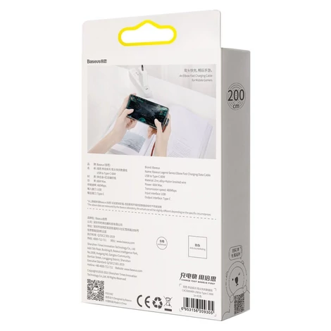 Baseus Legend Series - USB-C ferde kábel