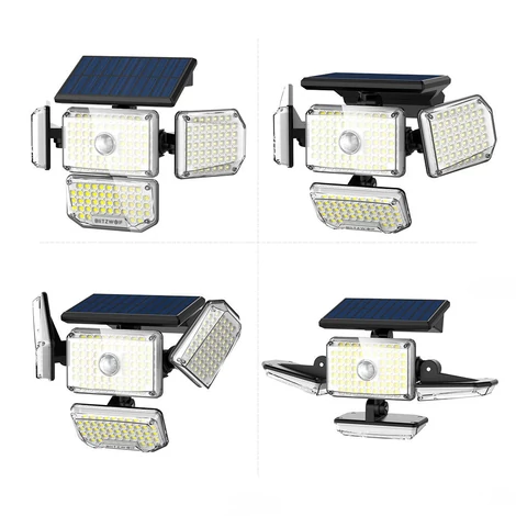 Blitzwolf BW-OLT6  kültéri napelemes LED lámpa mozgás- és szürkületérzékelővel
