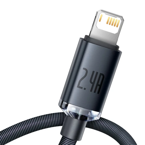 USB-kábel a Lightning Baseus Crystal