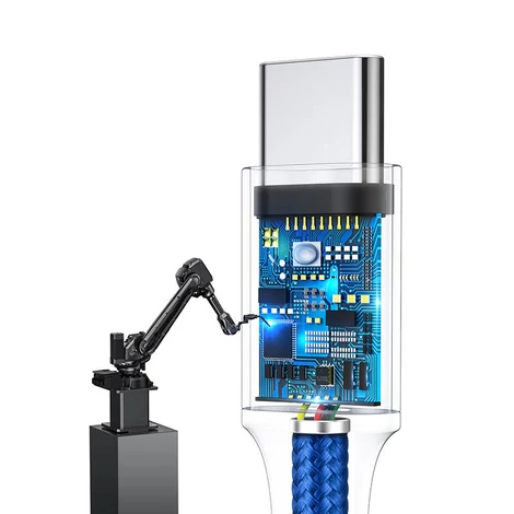 Baseus Rapid Series 3-in-1 cable USB-C For M+L+T  1.2m Blue