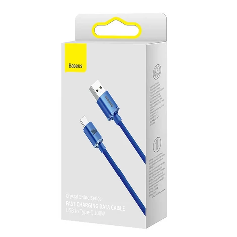 USB-kábel a USB-C Baseus Crystal Shine