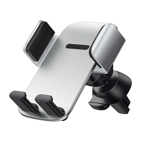 Baseus Easy Control Clamp autós tartó rácshoz / műszerfalhoz (ezüst)